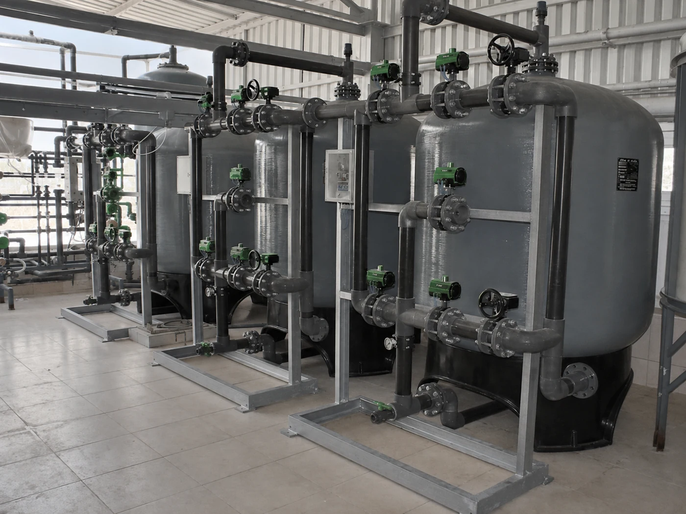Water treatment filtration tanks, Kilifi